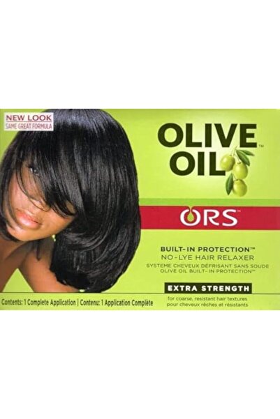 ORS Olive Oil No-Lye Hair Relaxer Kit: Extra Strength | Built in Protection f...