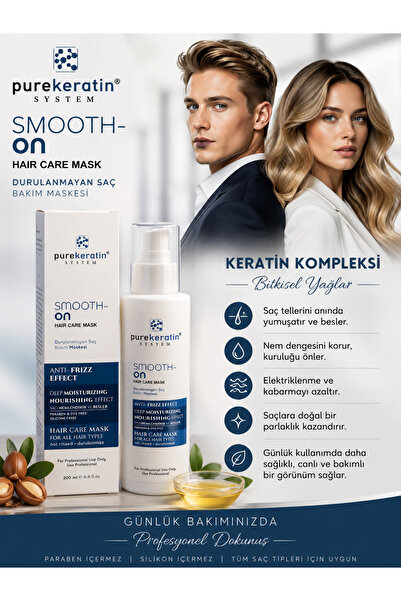purekeratin system Smoot-On Leave-In Hair Care Mask 200 ml