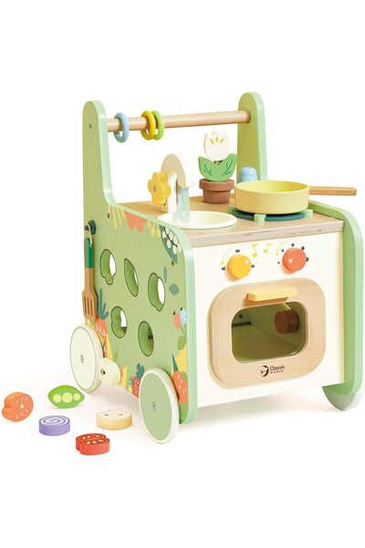 Classic World Wooden Walker Kitchen, 15 pieces