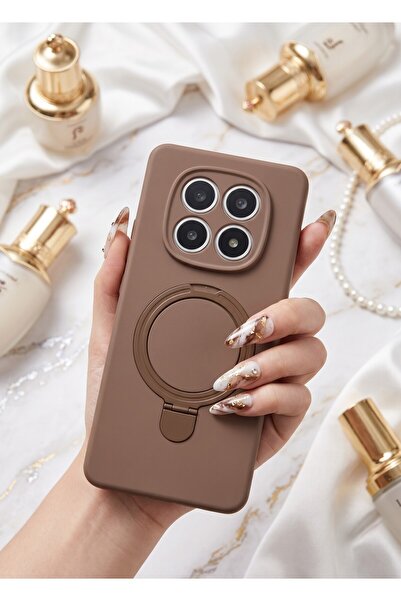 AKSEFİZZ Redmi Note 15 Pro 5G Kılıf Yatay Dikey Standlı İnce Tasarımlı Magsaf...