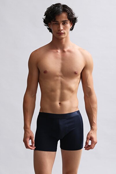 Aytuğ&Mısırlı Mısırlı Modal by TENCEL Compact Cotton Klasik Boxer Lacivert