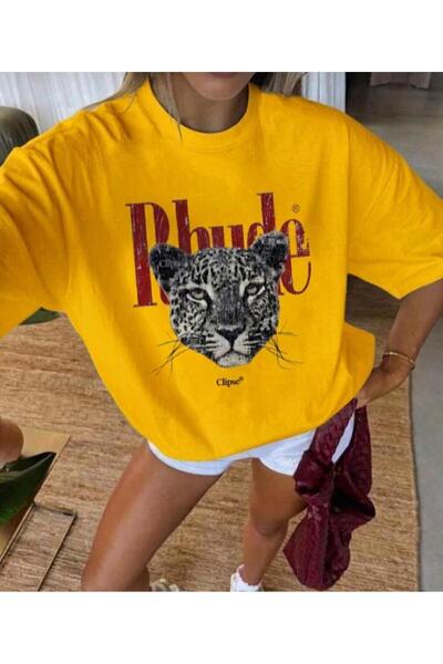 COHERENT Tricou unisex pentru bărbați/femei LEOPARPHUDE cu guler diferit, imp...
