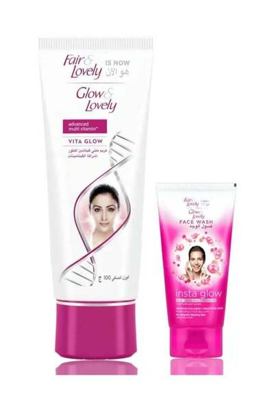 Glow & Lovely فير آند لفلي أدفانسد كريم الوجه متعدد الفيتامينات فيتا جلو 100 ...