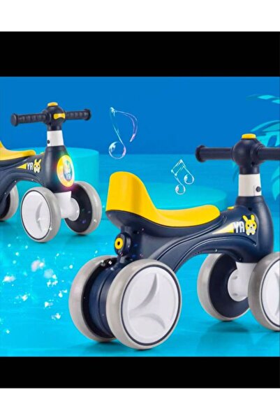 happyworld2026 Bicicleta fara pedale copii 1 – 3 ani cu 4 roti, lumini, muzic...