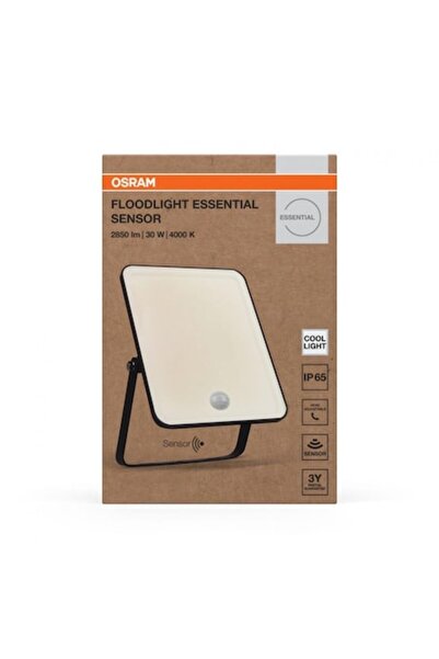 Osram Lampă de exterior, 30W, protecție IP65, senzor de mișcare, alb satinat