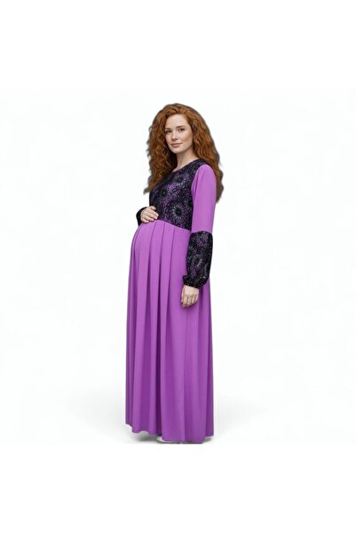 DEE'S FASHION Elegant Maternity Maxi Dress, Floor Length, Formal Pregnancy We...