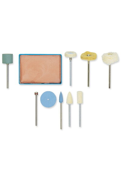 Proxxon Set complet pentru slefuire fina si lustruire, 28285