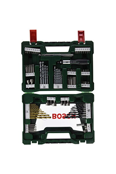 Bosch Set burghiu și biți, 91 piese