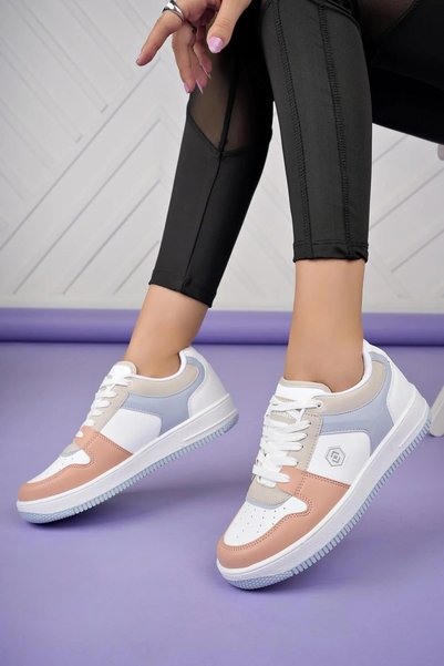 MİYASPORT Young Daily Orthopedic Memory High Anti-Slip Comfort Sole Quality 4 Season Skin Women's Sneaker Comfortable Sports Shoes