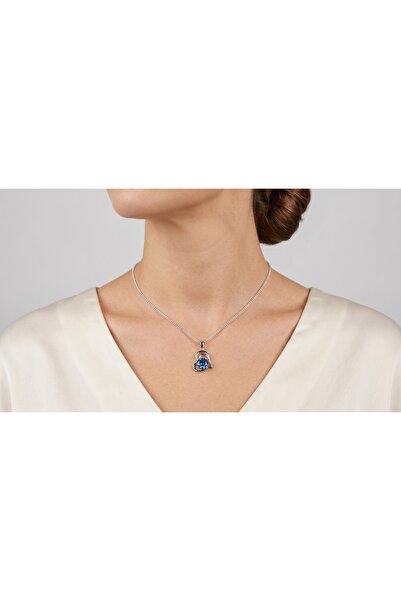 robel 💙 Elegant Blue Crystal Heart Pendant Necklace – Timeless Beauty & Grace