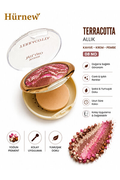 Genel Markalar HÜRNEW terracotta allık 8 no
