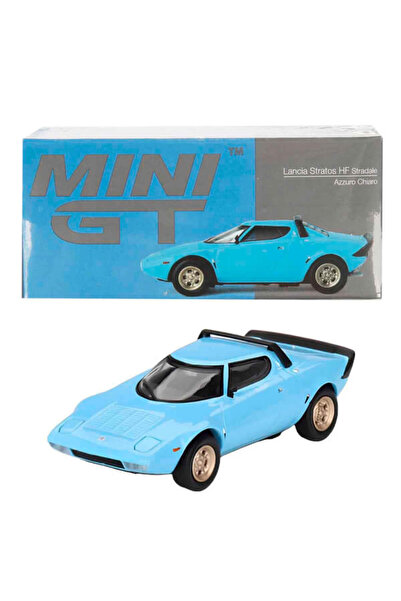 mini gt 164 لانسيا ستراتوس إتش إف سترادالي أزورو كيارو نموذج سيارة مصبوب بالقالب