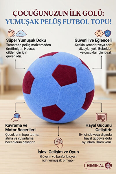 İyem Peluş Futbol Topu