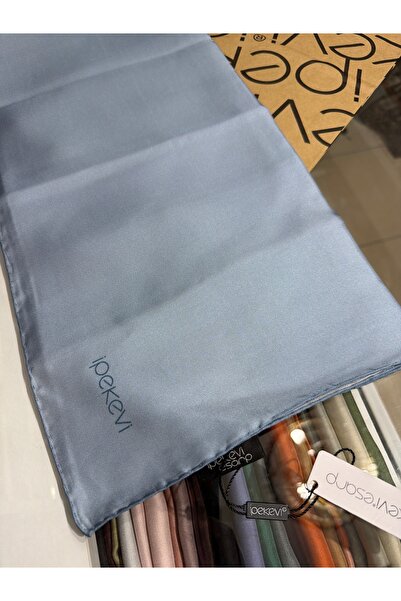 ipekevi Plain Twill Silk Scarf Baby Blue 01116