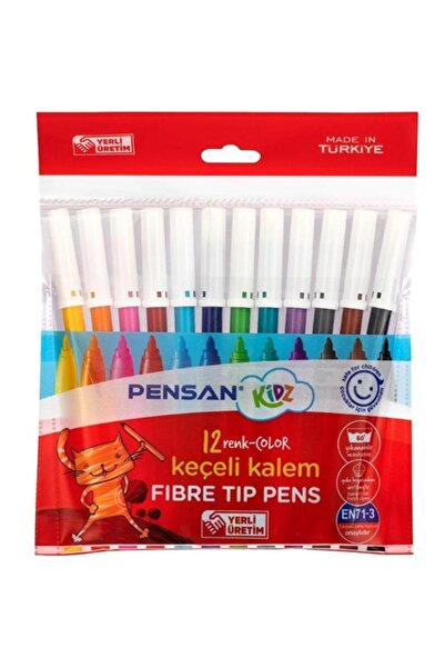 Pensan Felt Tip Pens 12Li Felt Tip Markers - 2 Packs
