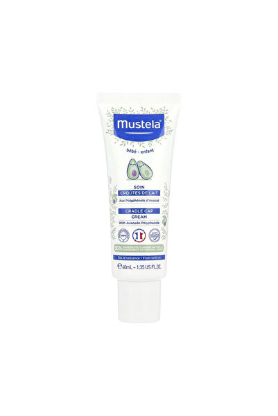 Mustela Peau Normale Cradle Cap Cream Baby Crib Cover Fragrance-Free 40ml