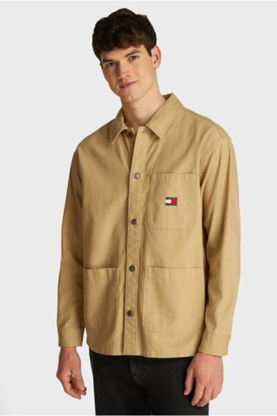 Tommy Hilfiger BEJ LOGOLU ERKEK CEKET