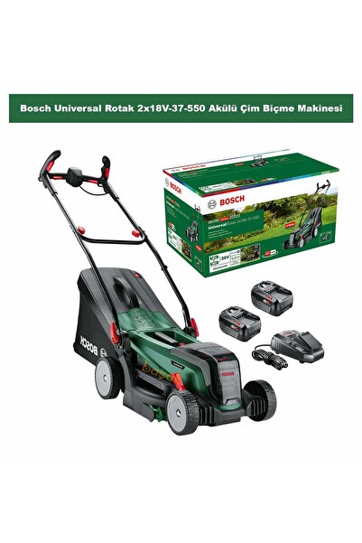 Bosch Universal Rotak 2x18V-37-550 Akülü Çim Biçme Makinesi 06008B9E00