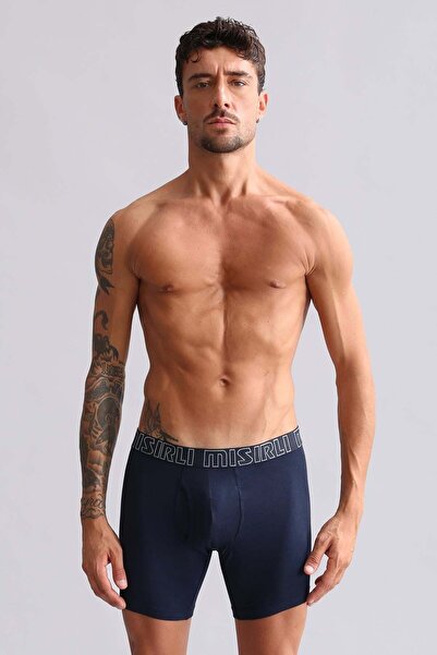 Aytuğ&Mısırlı Mısırlı Modal by TENCEL SPARTACUS Long Boxer Lacivert