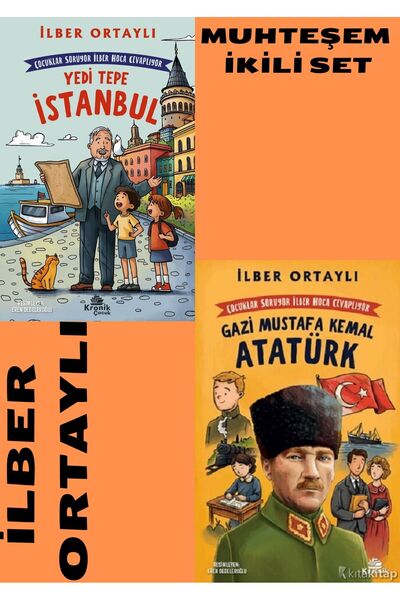 Kronik Kitap İBER ORTAYLI ÇOCUKLAR İÇİN İKİLİ SET(ÇOCUKLAR SORUYOR İLBER HOCA...