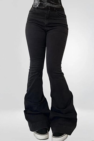 ARS Butik Low Rise V-Cut Spanish Flare Pants