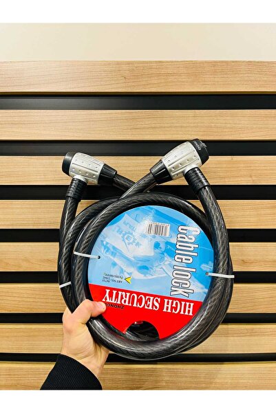 MTS ZHONGLI MOTORSİKLET HALAT KİLİT/IŞIK ANAHTARLI/150 CM