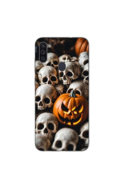 OEM Husa compatibila cu Samsung Galaxy A11 Silicon Gel Tpu Model Halloween Pa...