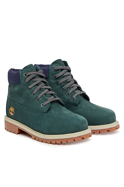 Timberland Cizme de apă premium verde închis de 6 inci pentru băieți