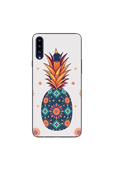 OEM Калъф, съвместим със Samsung Galaxy A20S, силиконов гел TPU, с флорален д...
