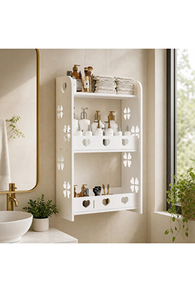 Vivendo Dulap organizator baie din pcv, 62x15x34 cm