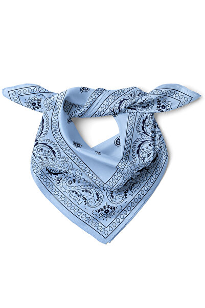 nehir eşarp Etro Ethnic Pattern Cotton Cottony Scarf Bandana 50X50 cm
