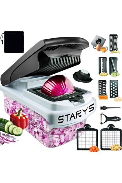 STARYS Tocator de Legume Profesional 7 in 1 STARYS®, Feliator Multifunctional...