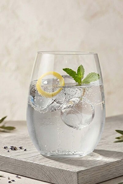 Paşabahçe Nude Glass 4-Pack Pure Crystal Soft Drink Glass 610 Cc 64025