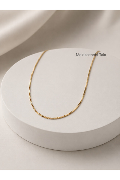 XUPING JEWELRY Melekcehobi Takı Kadın 14K Gold Küp Zincir Kolye Venedik Zinci...