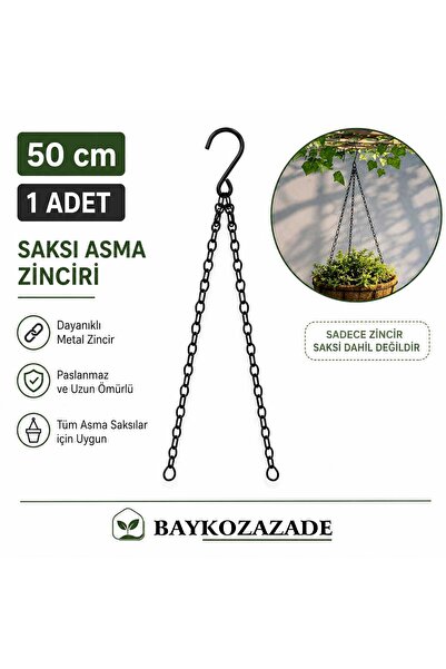 baykozazade Dekoratif Saksı Asma Zincırı 50cm 1 adet