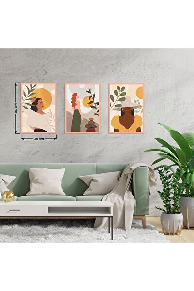 Bohemian Women Tablo 3lü Set