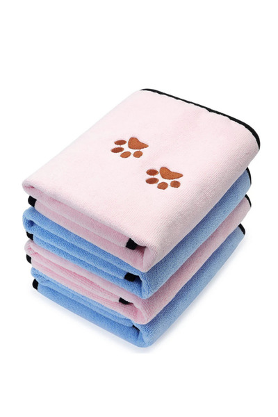 OEM Set 4 Prosoape de baie din microfibra pentru animale de companie, caini s...