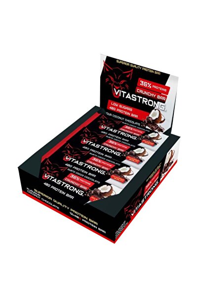 vitastrong CUTIE X12 BATONE PROTEICE CROCANTE CIOCOLATĂ ȘI NUCĂ DE COCOS
