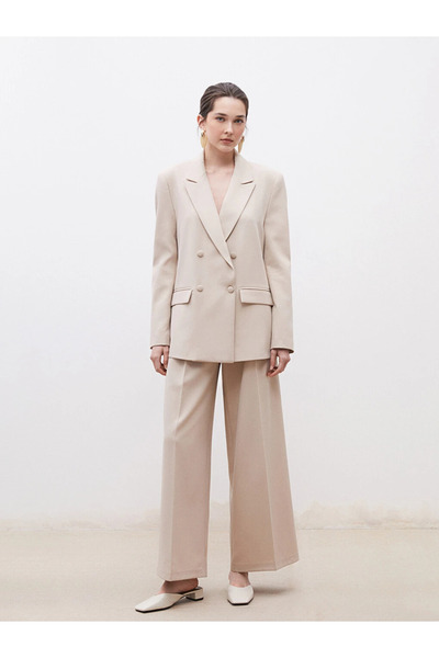 LC Waikiki Beige Women's Blazer Jacket