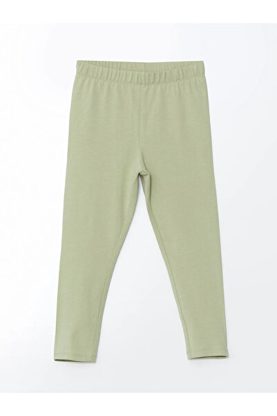 LC Waikiki Ecru Crew Neck Butterfly Girl's T-Shirt and Leggings 2-Piece