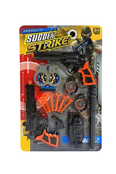 OEM Set de joacă cu pistoale și accesorii de poliție - 10 piese