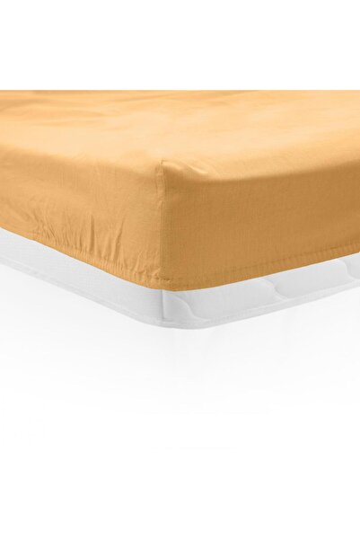 Heinner Cearșaf de pat cu elastic 180x200 cm, Galben pal
