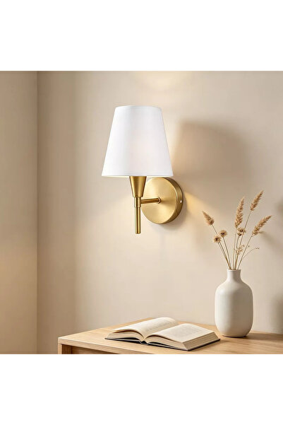 Grecia Lighting Wall Applique Modern Trafosch Gold+White All-Inclusive Lighting