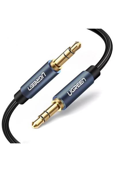 Ugreen Cablu Audio 3.5mm - 3.5mm AV112, 1m, Albastru