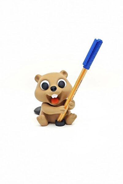 perim3d Squirrel Pen Holder Desktop Decorative Pen Stand |   Cute Office and ...