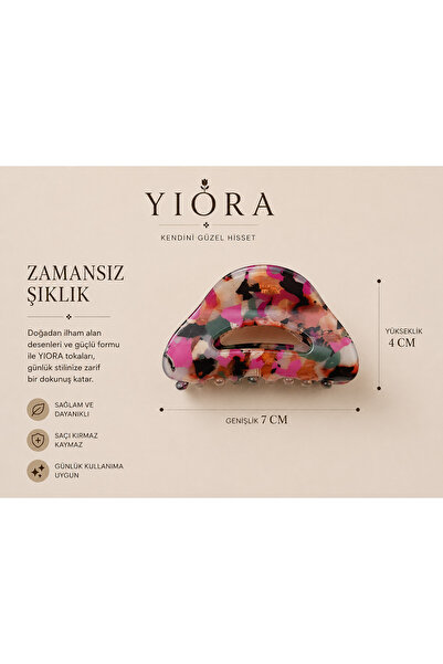 yiora Premium Series Imported Acetate Bone Buckle Small Size (7 cm)