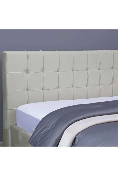 PAN HOME VISTA HEADBOARD VELVET WHITE L-200 : H-125 CM