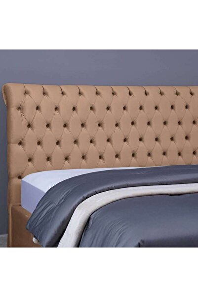 PAN HOME AURORA HEADBOARD VELVET GOLD L-200 : H-125 CM