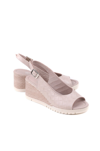 stato Lisa Genuine Leather Wedge Heel Women's Sandals