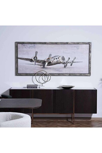 PAN HOME Aviate Hand Painted 3d Wall Art 180x4.3x80cm- Multicolor